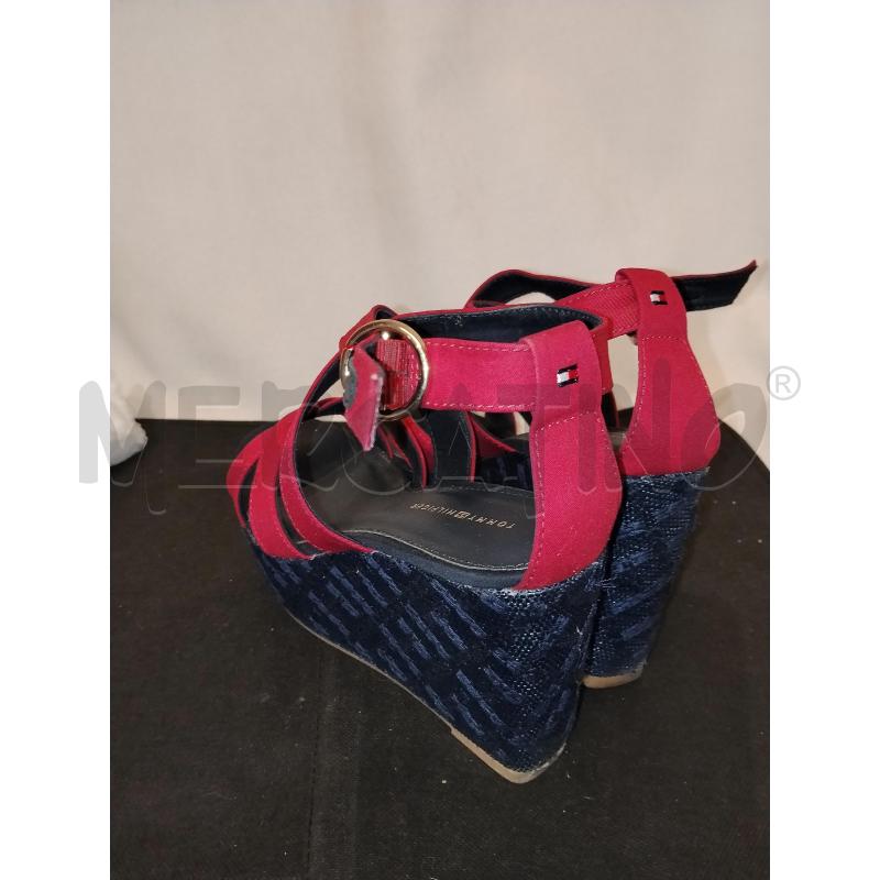 SCARPE DONNA TOMMY HILFIGER BLU E ROSSO | Mercatino dell'Usato Catania stazione centrale 4