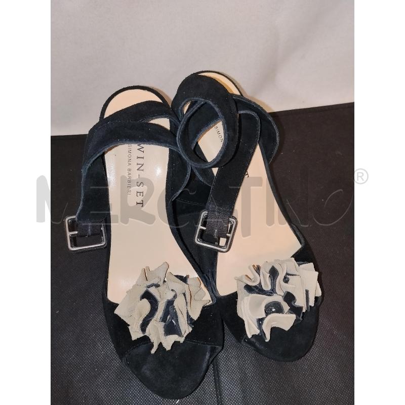 SCARPE DONNA TWINSET NERE  | Mercatino dell'Usato Catania stazione centrale 1