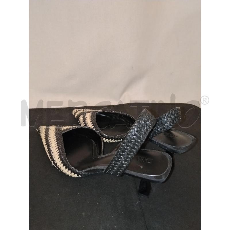 SCARPE DONNA ZARA A PUNTA NERO E BEIGE | Mercatino dell'Usato Catania stazione centrale 2
