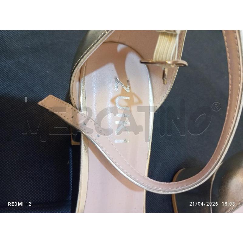 SCARPE DONNA ZUIKI DORATE  | Mercatino dell'Usato Catania stazione centrale 3