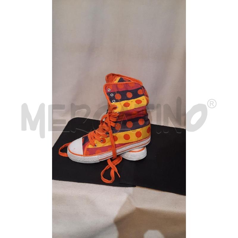 SCARPE DONNA  ARANCIONI   POIS COLORATI  | Mercatino dell'Usato Catania stazione centrale 2
