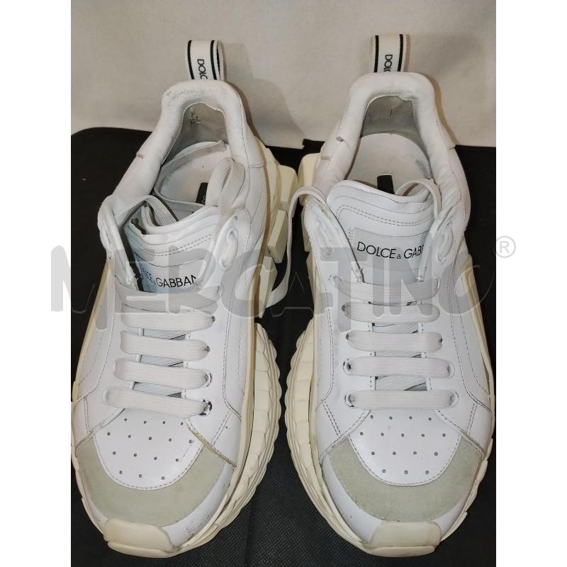 SCARPE UOMO DOLCE&GABBANA BIANCA DA RIVEDERE | Mercatino dell'Usato Catania stazione centrale 4