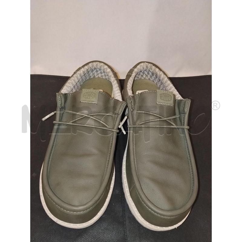 SCARPE UOMO VERDI HEY DUDE  | Mercatino dell'Usato Catania stazione centrale 1
