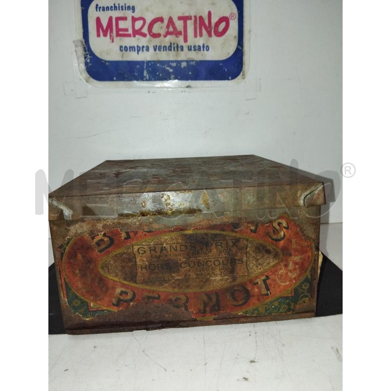 SCATOLA LATTA BISCOTTI PERNOT  | Mercatino dell'Usato Catania stazione centrale 1