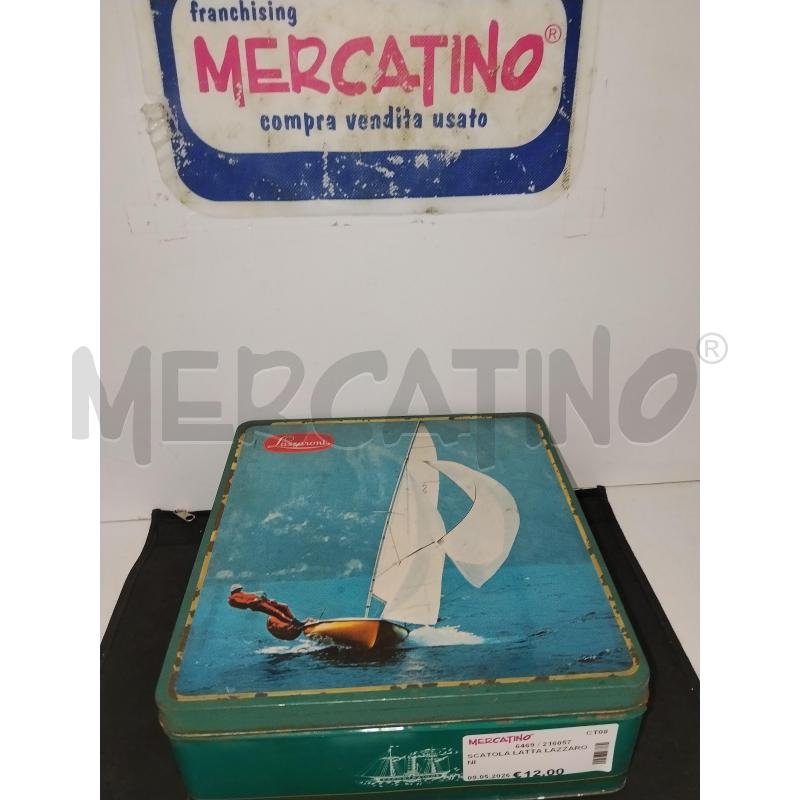 SCATOLA LATTA LAZZARONI | Mercatino dell'Usato Catania stazione centrale 1