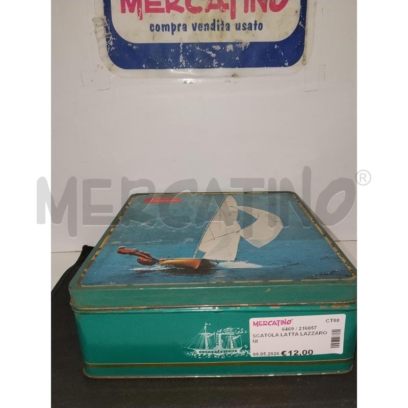 SCATOLA LATTA LAZZARONI | Mercatino dell'Usato Catania stazione centrale 2