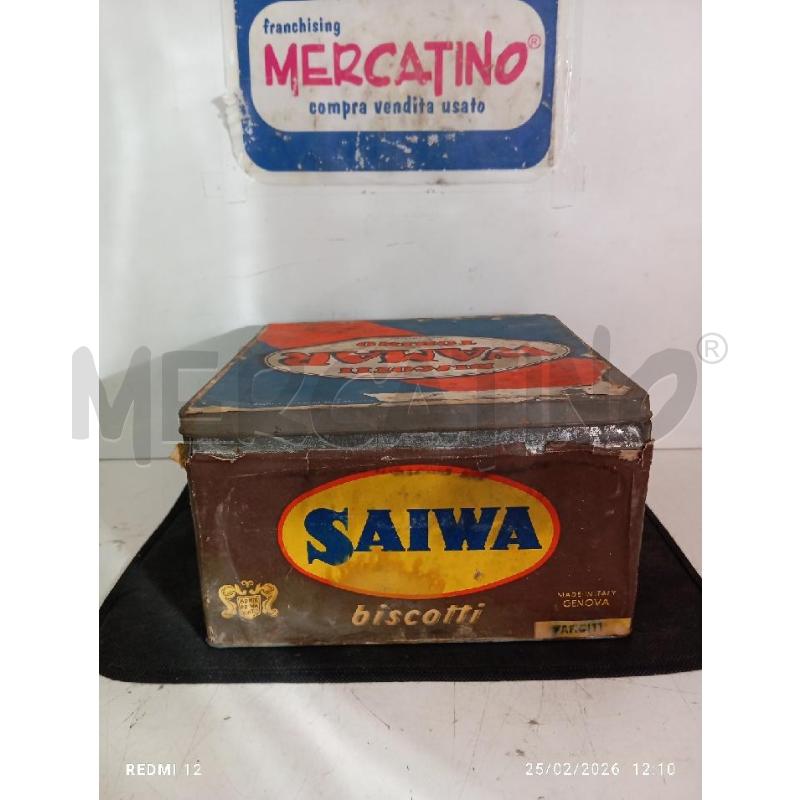 SCATOLA LATTA SAIWA VINTAGE | Mercatino dell'Usato Catania stazione centrale 1