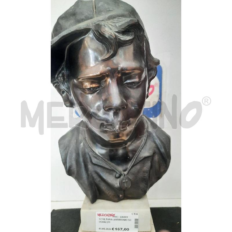 SCULTURA ANTIMONIO SCUGNIZZO | Mercatino dell'Usato Catania stazione centrale 3