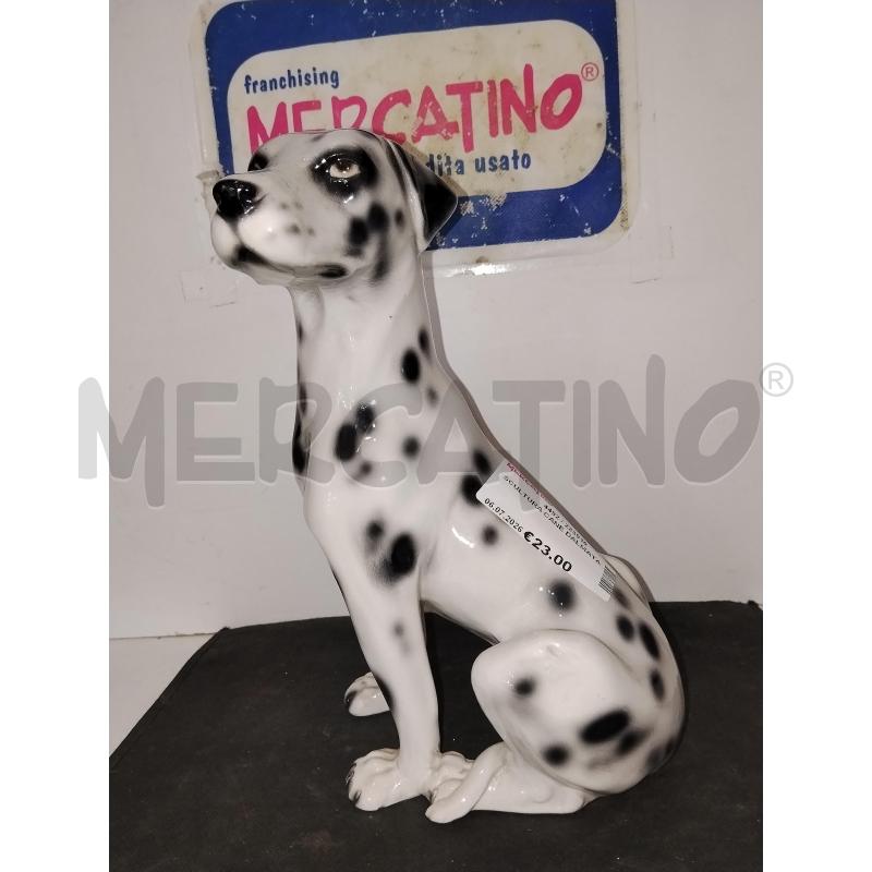 SCULTURA CANE DALMATA | Mercatino dell'Usato Catania stazione centrale 2