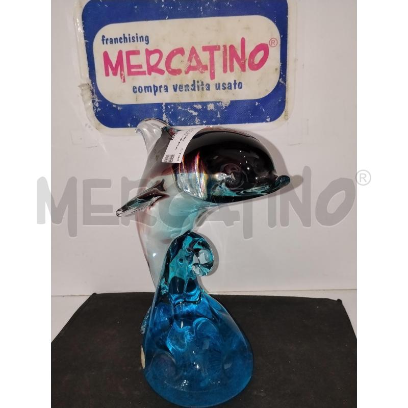 SCULTURA DELFINO MURANO | Mercatino dell'Usato Catania stazione centrale 2