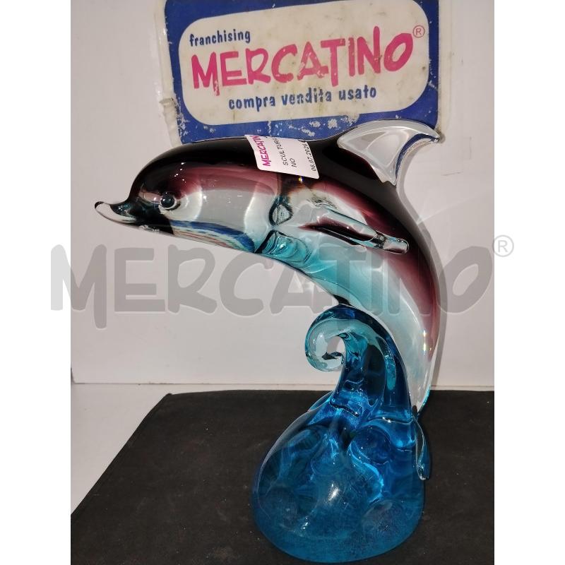 SCULTURA DELFINO MURANO | Mercatino dell'Usato Catania stazione centrale 3