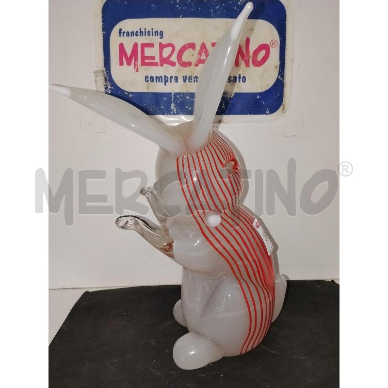 SCULTURA MURANO STILE CONIGLIO | Mercatino dell'Usato Catania stazione centrale 1