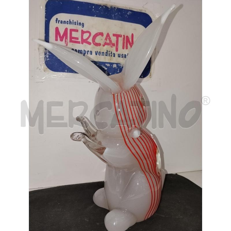 SCULTURA MURANO STILE CONIGLIO | Mercatino dell'Usato Catania stazione centrale 2