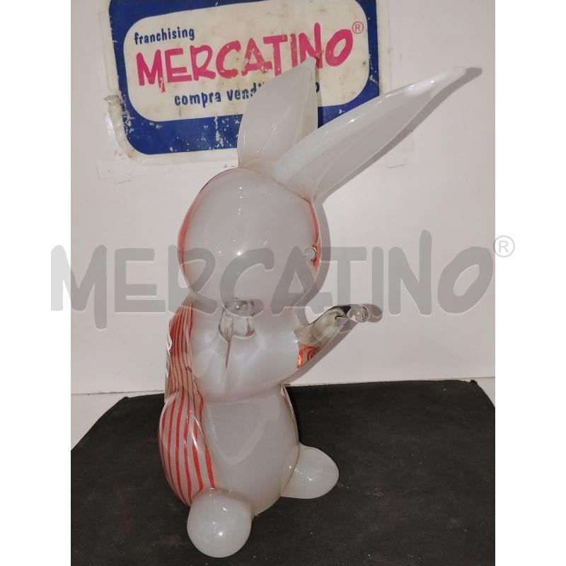 SCULTURA MURANO STILE CONIGLIO | Mercatino dell'Usato Catania stazione centrale 3