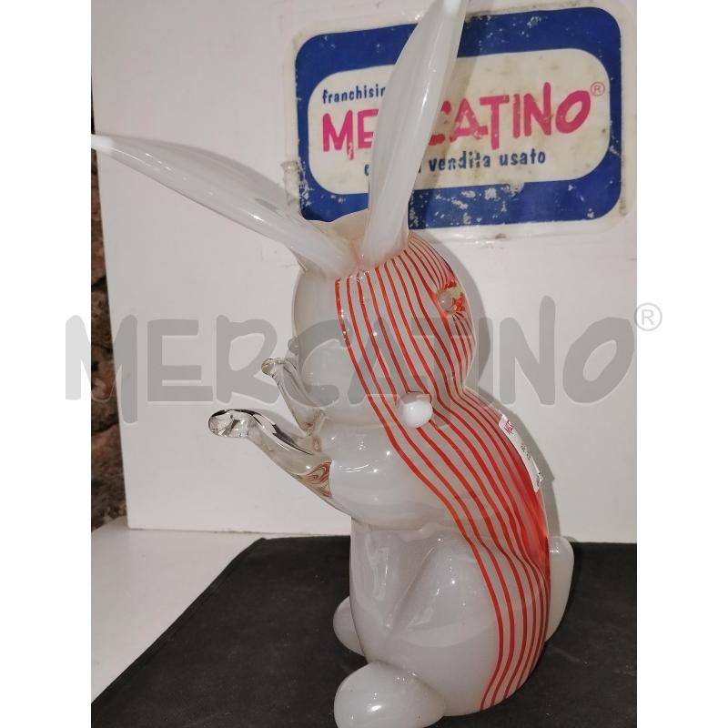 SCULTURA MURANO STILE CONIGLIO | Mercatino dell'Usato Catania stazione centrale 5