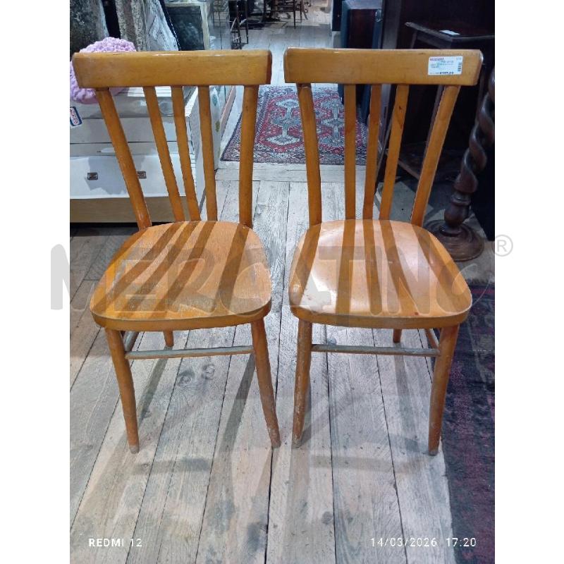 SEDIA COPPIA IN STILE THONET  | Mercatino dell'Usato Catania stazione centrale 1