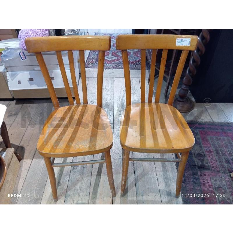 SEDIA COPPIA IN STILE THONET  | Mercatino dell'Usato Catania stazione centrale 2