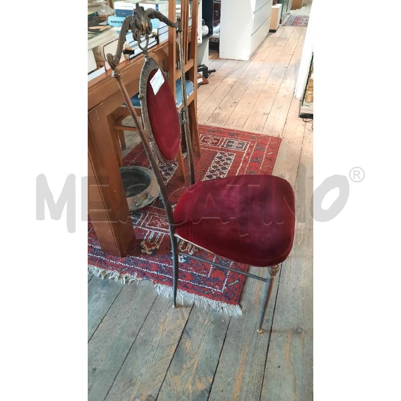 SEDIA COPPIE OTTONE ANNI 40 | Mercatino dell'Usato Catania stazione centrale 3