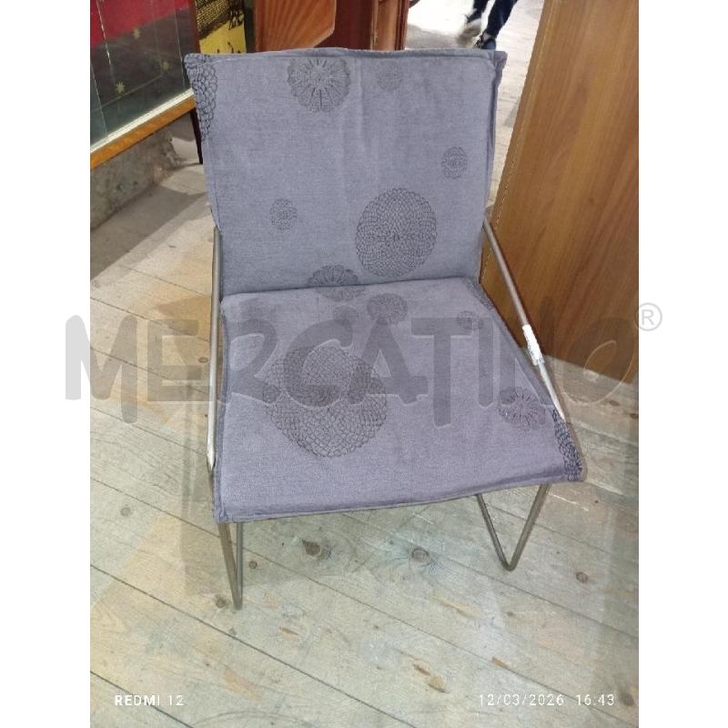 SEDIE PZ. 4 VIOLA IN TESSUTO  | Mercatino dell'Usato Catania stazione centrale 3