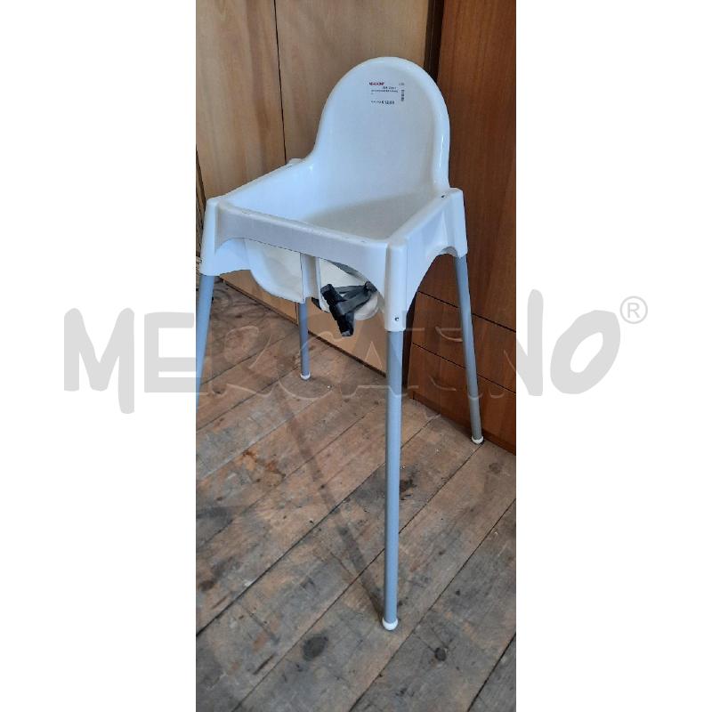 SEGGIOLONE IKEA BIANCO  | Mercatino dell'Usato Catania stazione centrale 1