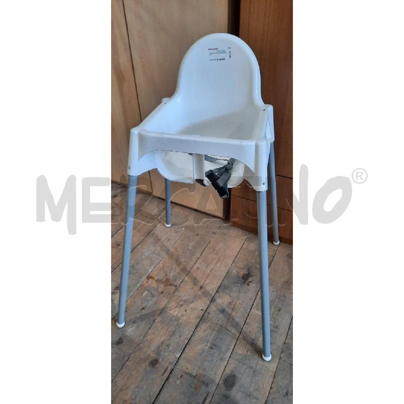 SEGGIOLONE IKEA BIANCO  | Mercatino dell'Usato Catania stazione centrale 2