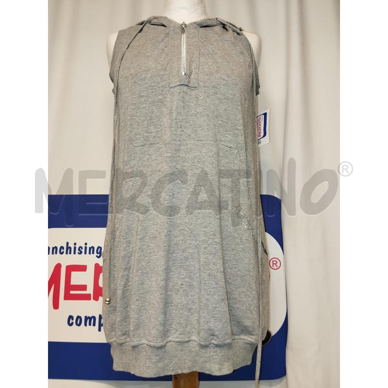 SMANICATO DONNA FLAVIO CASTELLANI GRIGIO CON CAPPUCCIO | Mercatino dell'Usato Catania stazione centrale 1