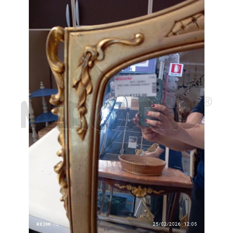 SPECCHIO GRANDE DORATO  | Mercatino dell'Usato Catania stazione centrale 3
