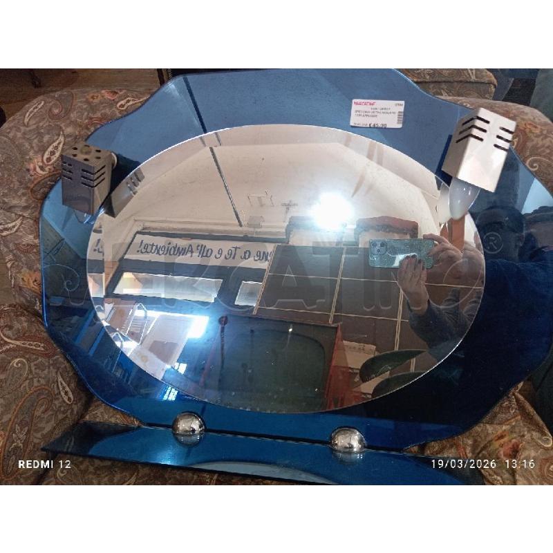 SPECCHIO VETRO MOLATO CON APPLIQUE | Mercatino dell'Usato Catania stazione centrale 2