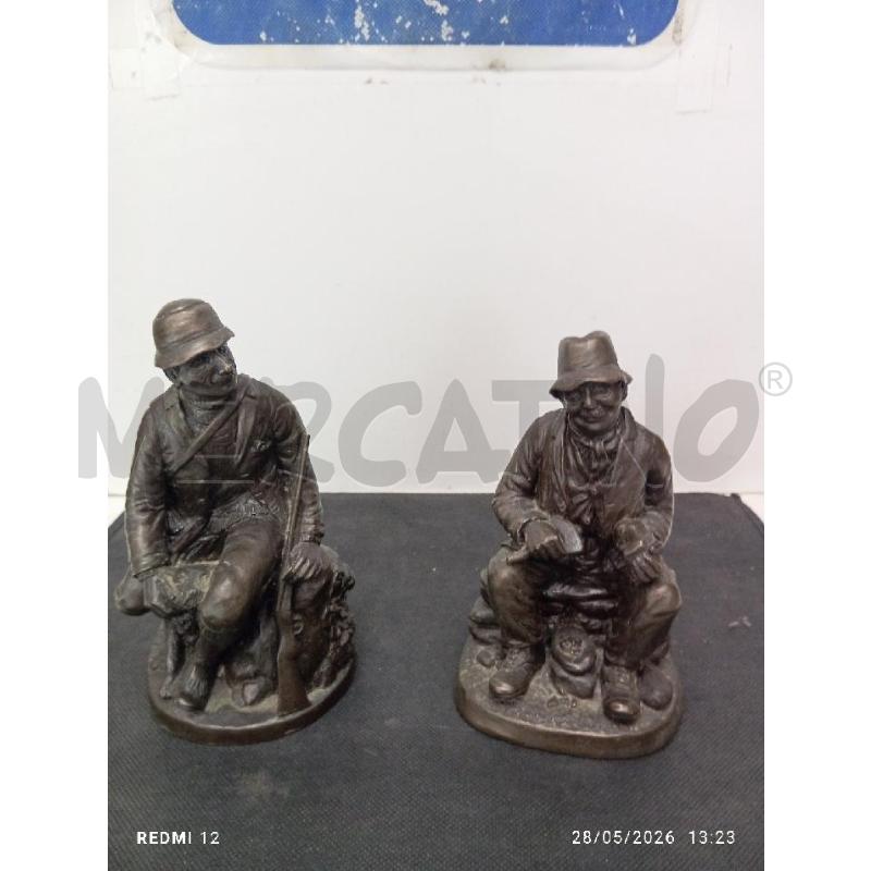 STATUETTA CACCIATORI COPPIA | Mercatino dell'Usato Catania stazione centrale 2