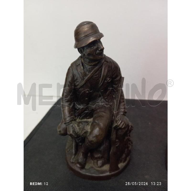 STATUETTA CACCIATORI COPPIA | Mercatino dell'Usato Catania stazione centrale 3