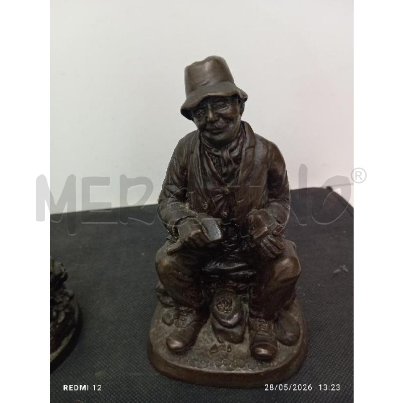 STATUETTA CACCIATORI COPPIA | Mercatino dell'Usato Catania stazione centrale 4