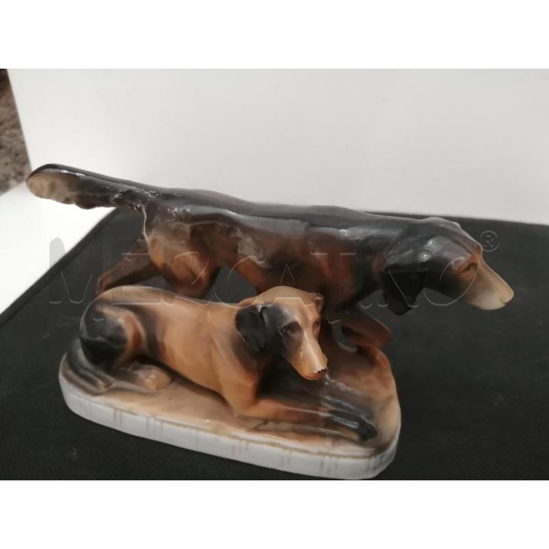 STATUETTA CANI PORCELLANA | Mercatino dell'Usato Catania stazione centrale 2