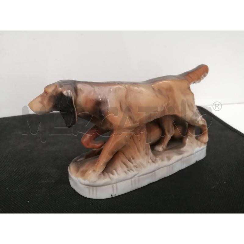 STATUETTA CANI PORCELLANA | Mercatino dell'Usato Catania stazione centrale 3