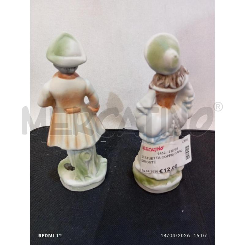 STATUETTA COPPIA CAPODIMONTE | Mercatino dell'Usato Catania stazione centrale 2