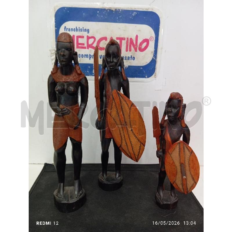STATUETTA ETNICO  PZ 3 | Mercatino dell'Usato Catania stazione centrale 1