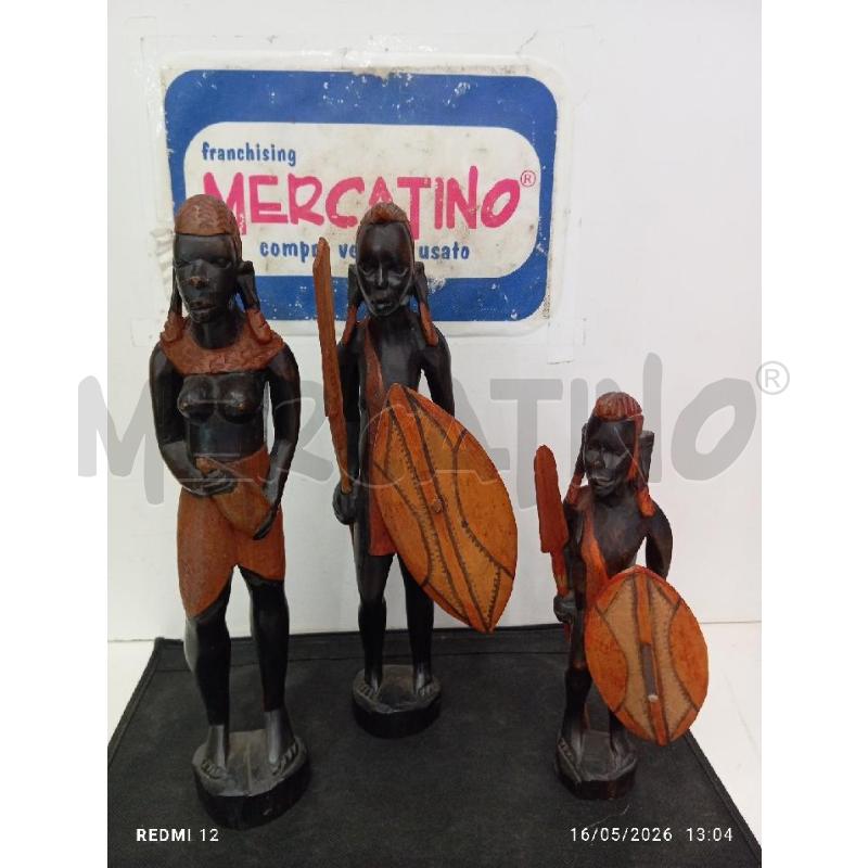 STATUETTA ETNICO  PZ 3 | Mercatino dell'Usato Catania stazione centrale 2