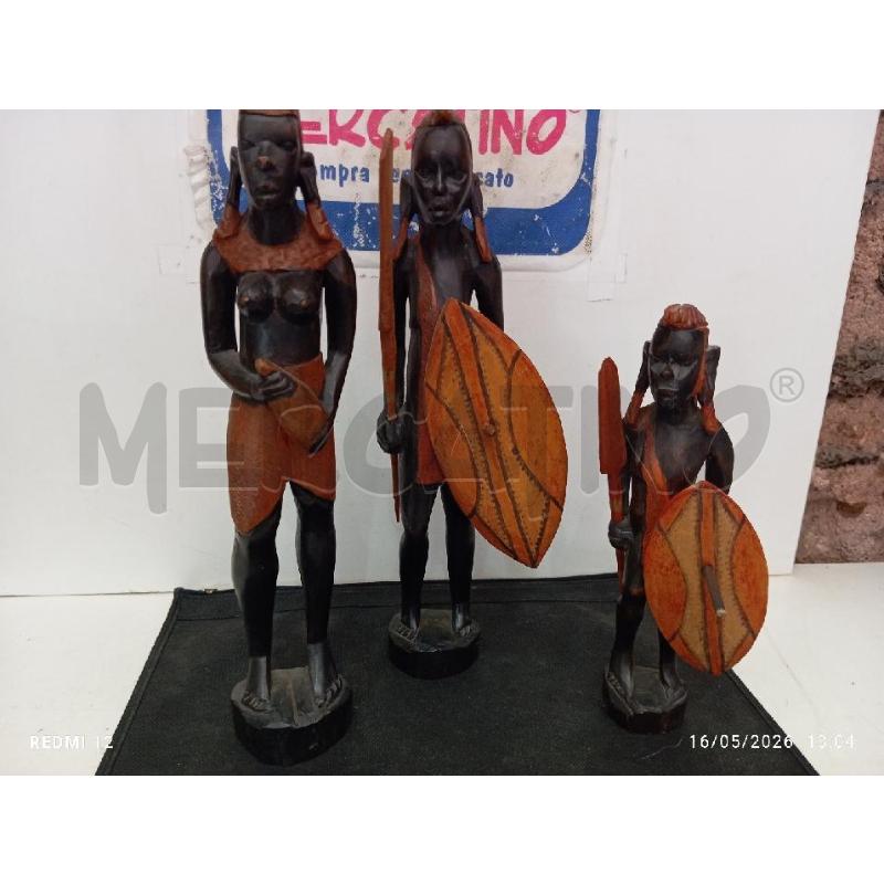 STATUETTA ETNICO  PZ 3 | Mercatino dell'Usato Catania stazione centrale 3