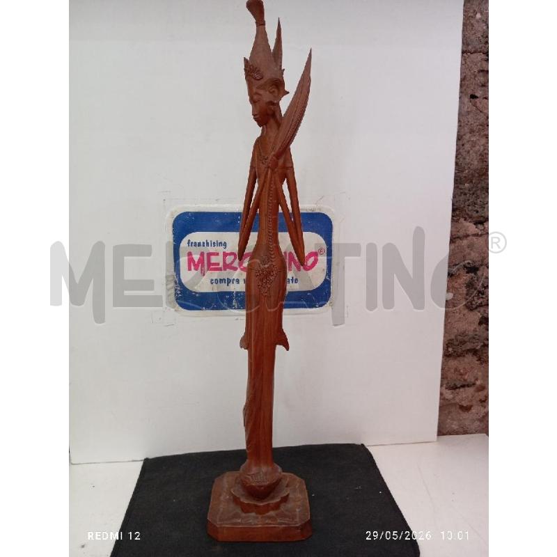 STATUETTA LEGNO | Mercatino dell'Usato Catania stazione centrale 1