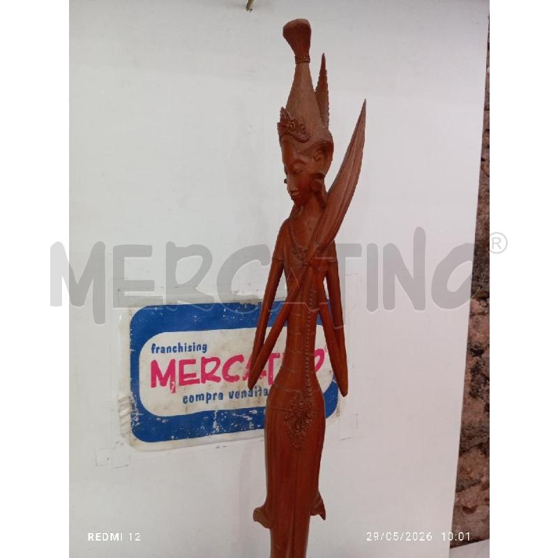 STATUETTA LEGNO | Mercatino dell'Usato Catania stazione centrale 2