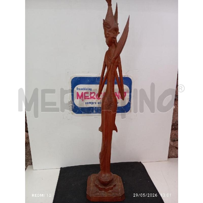 STATUETTA LEGNO | Mercatino dell'Usato Catania stazione centrale 3