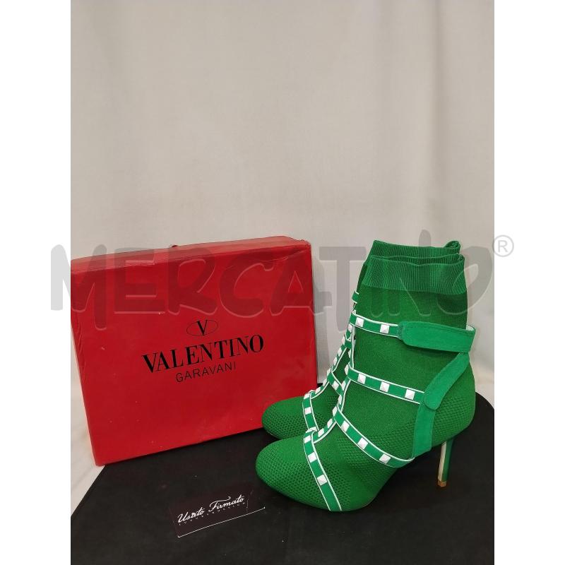 STIVALETTI DONNA VALENTINO GARAVANI VERDE | Mercatino dell'Usato Catania stazione centrale 2