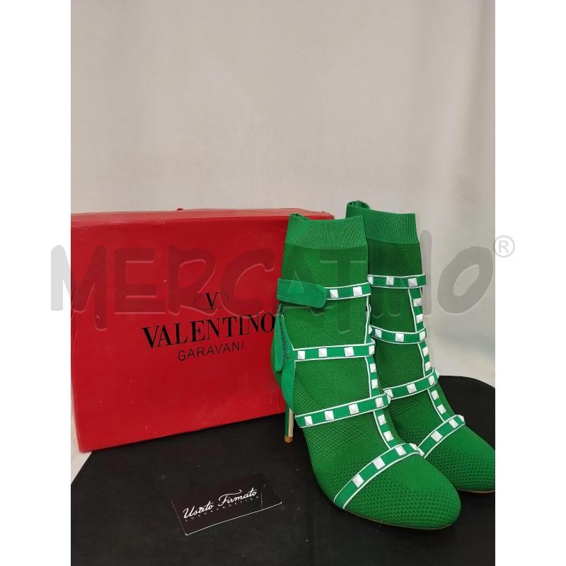 STIVALETTI DONNA VALENTINO GARAVANI VERDE | Mercatino dell'Usato Catania stazione centrale 4