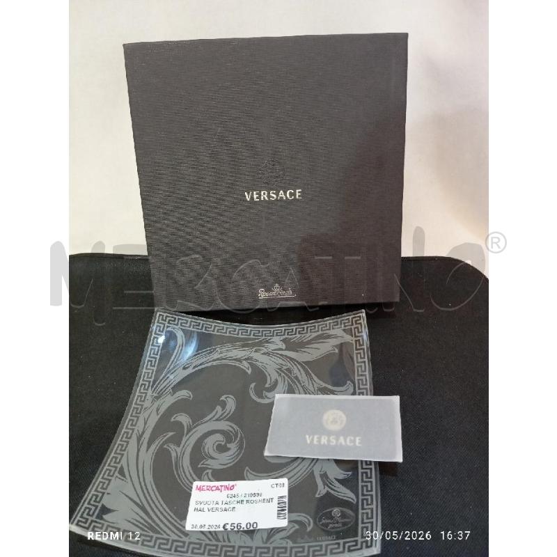 SVUOTA TASCHE ROSHENTHAL VERSACE | Mercatino dell'Usato Catania stazione centrale 2
