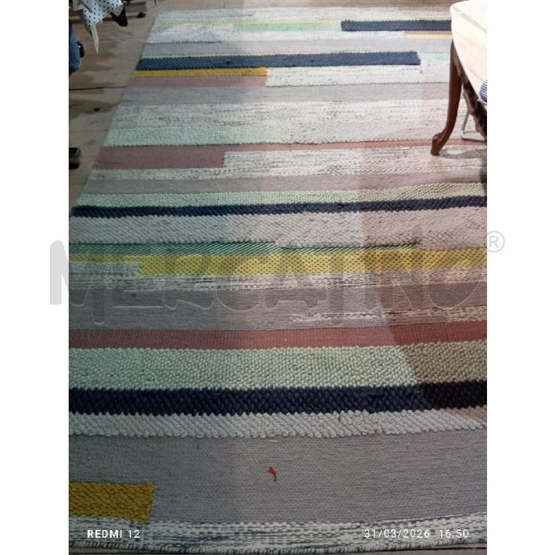 TAPPETO  MULTICOLOR MIS. M1.65X M2.40 | Mercatino dell'Usato Catania stazione centrale 2