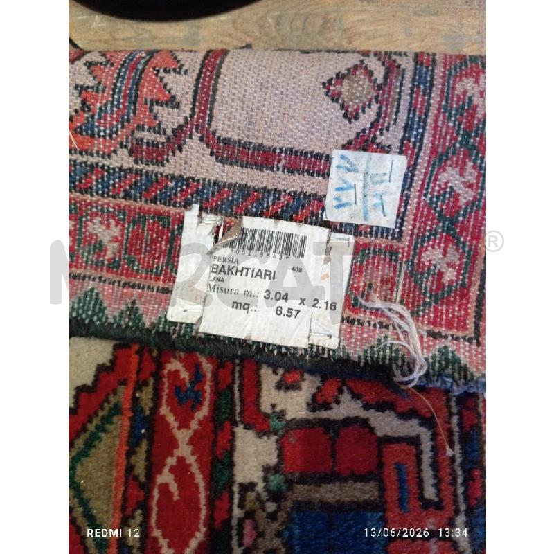TAPPETO  PERSIANO BORDEAUX MIS.M 3X 2.16 | Mercatino dell'Usato Catania stazione centrale 3
