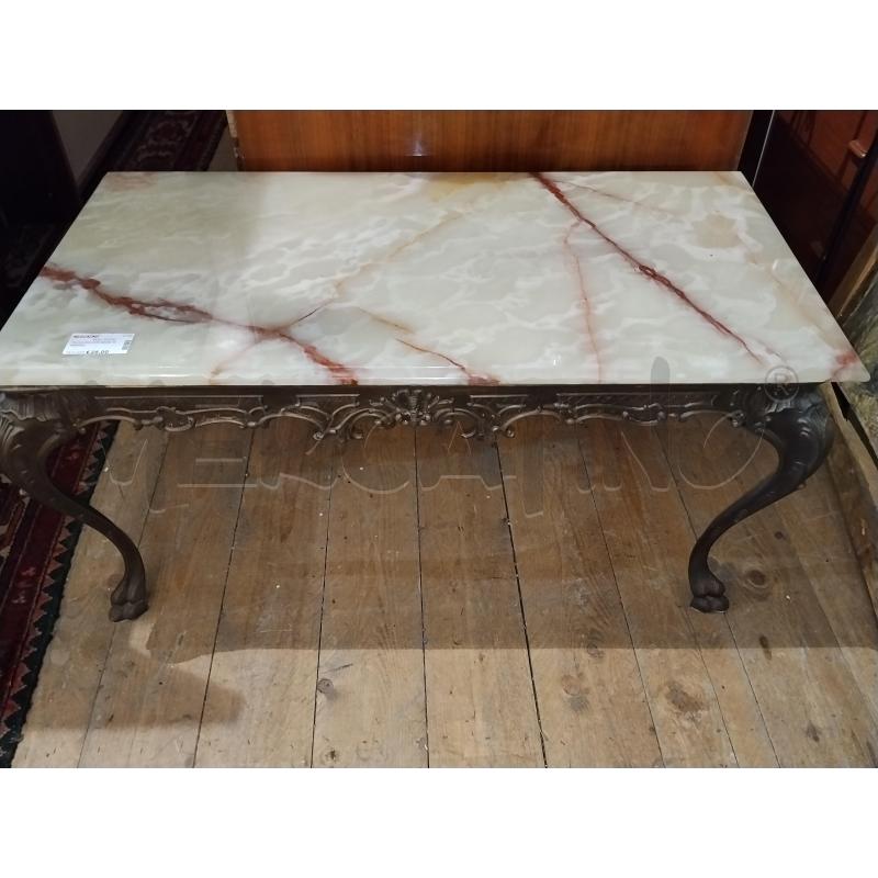 TAVOLINO CON BASE IN MARMO | Mercatino dell'Usato Catania stazione centrale 1
