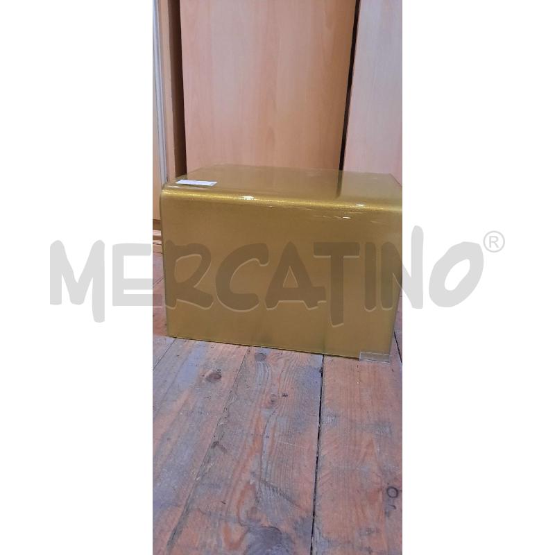 TAVOLINO  PICCOLO VETRO GIALLO | Mercatino dell'Usato Catania stazione centrale 2