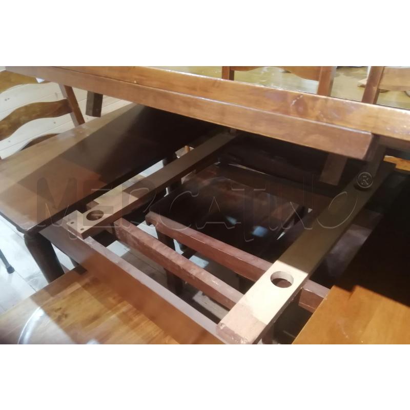 TAVOLO RETTANGOLARE IN LEGNO ALLUNGABILE | Mercatino dell'Usato Catania stazione centrale 3