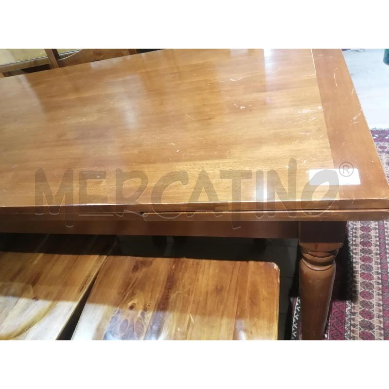 TAVOLO RETTANGOLARE IN LEGNO ALLUNGABILE | Mercatino dell'Usato Catania stazione centrale 5
