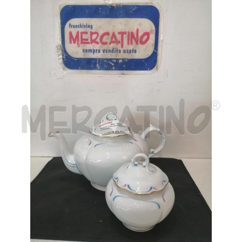 TEIERA CON ZUCCHERIERA GINORI | Mercatino dell'Usato Catania stazione centrale 1